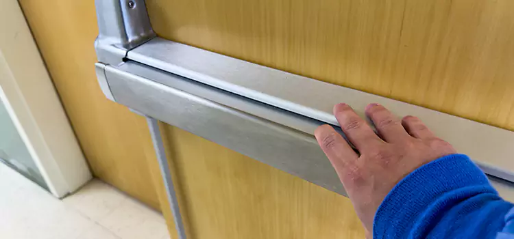 Installing a Push Bar on a Door Seattle